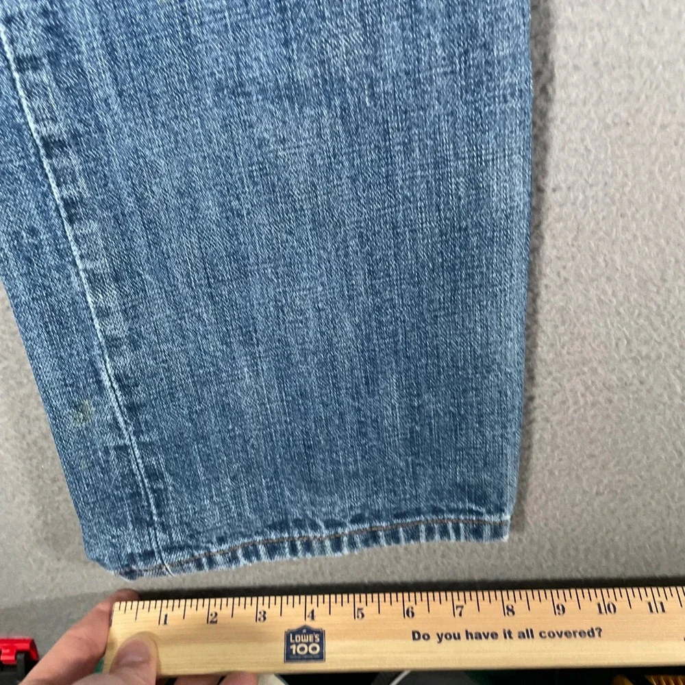 Levis 501 Jeans Mens 33x31 Blue Straight‎ Leg Button Fly Denim Faded Mexico